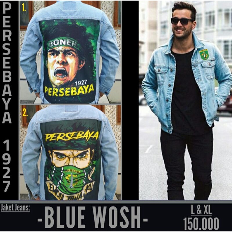 JAKET PERSEBAYA 1927 BLUE WOSH