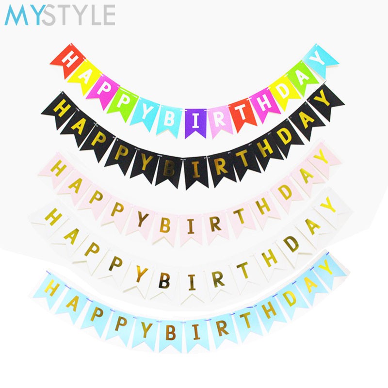 HAPPY TIME BANNER ULANG TAHUN SEGILIMA FOIL BANNER HAPPY BIRTHDAY ULANG TAHUN MURAH/ BANNER PESTA