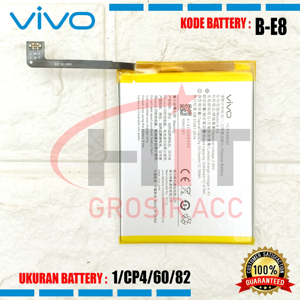 Baterai Battery For Vivo V11 V11i / Model B-E8