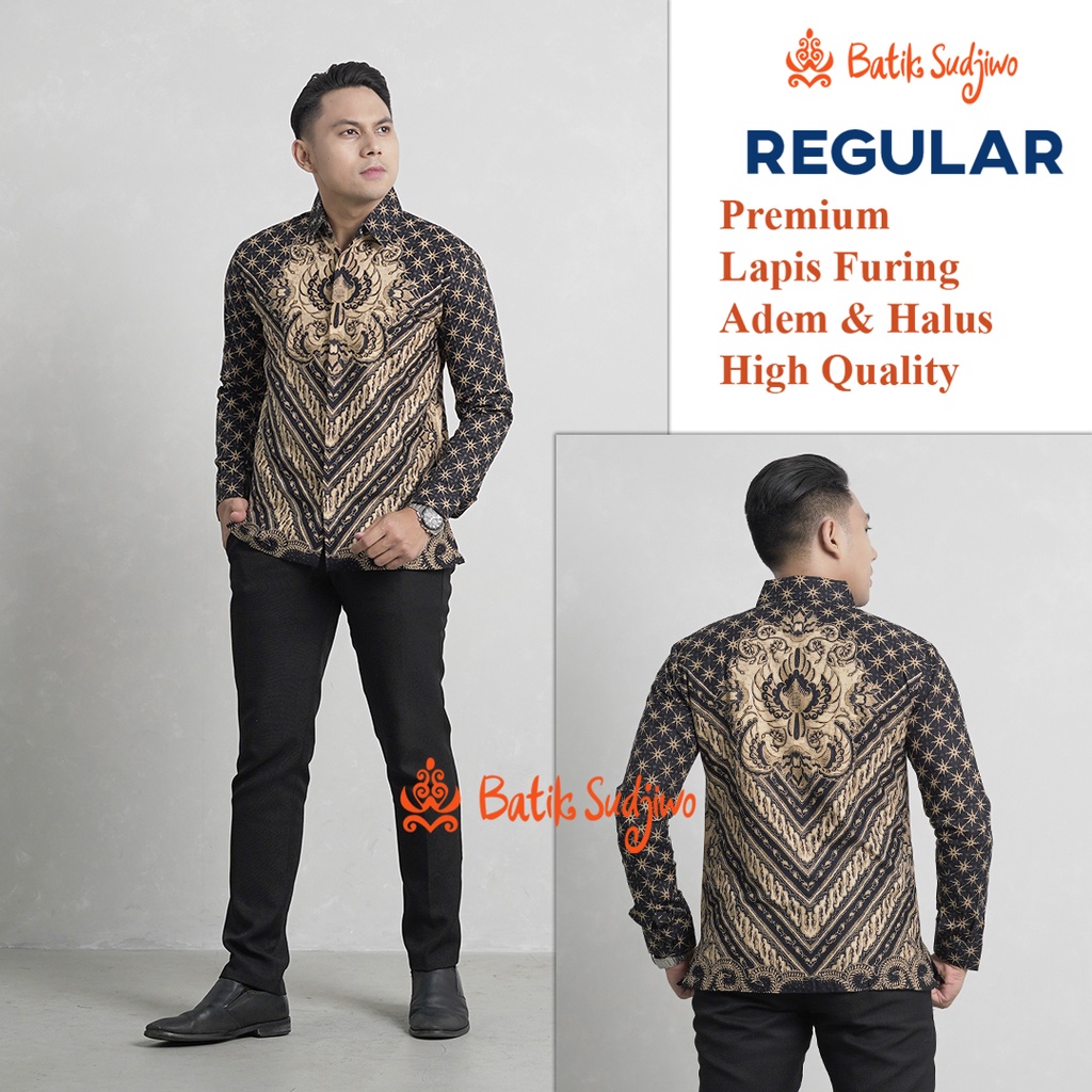 Atasan Kemeja Batik Pria Regular 1072