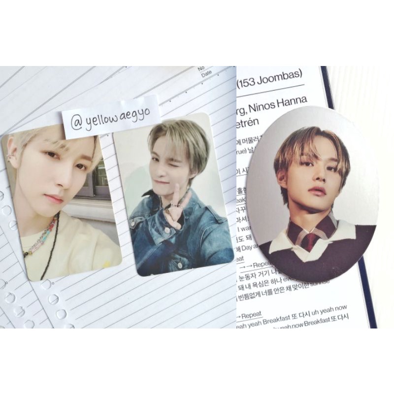 PC PHOTOCARD NCT 127 DREAM WAYV OFFICIAL | RENJUN HELLO FUTURE, YANGYANG JEWEL UNIVERSE, JUNGWOO PEN
