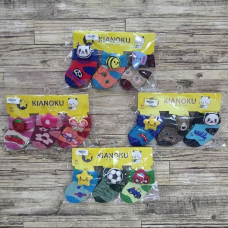 kaos kaki anak kianoku isi 3