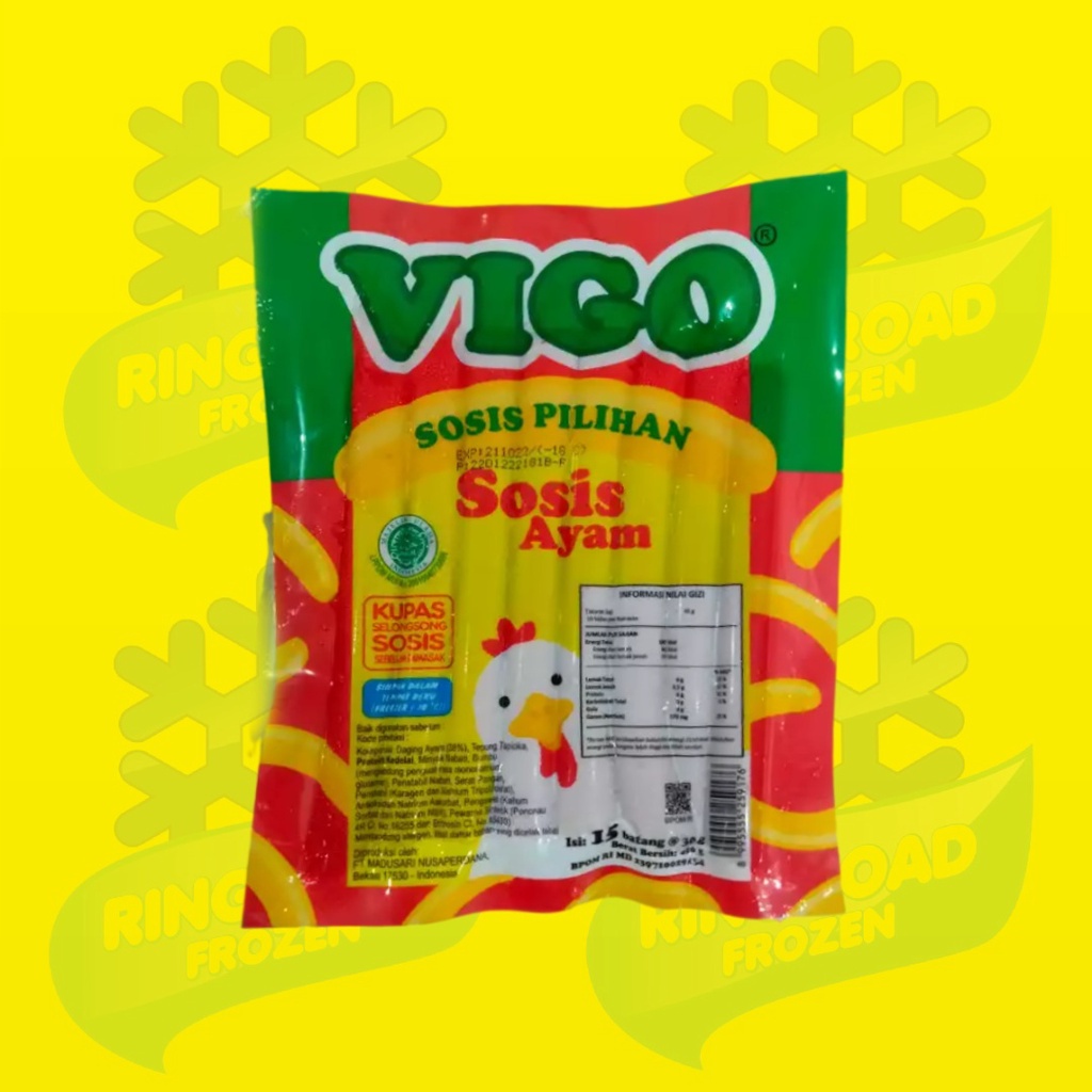 

VIGO SOSIS AYAM 450 GR - 15 PCS