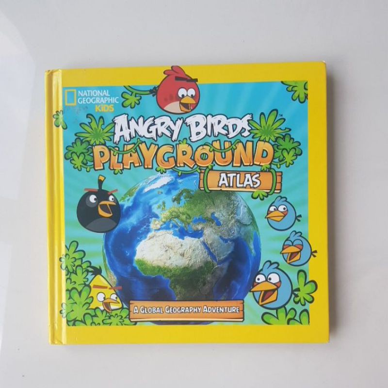 Buku pengerahuan anak ANGRY BIRDS PLAYGROUND ATLAS National Geographic Kids preloved