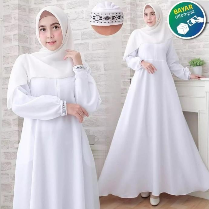 Promo Gamis Putih Remaja Gamis Muslim Terbaru Fashion Muslim 2021 Gami