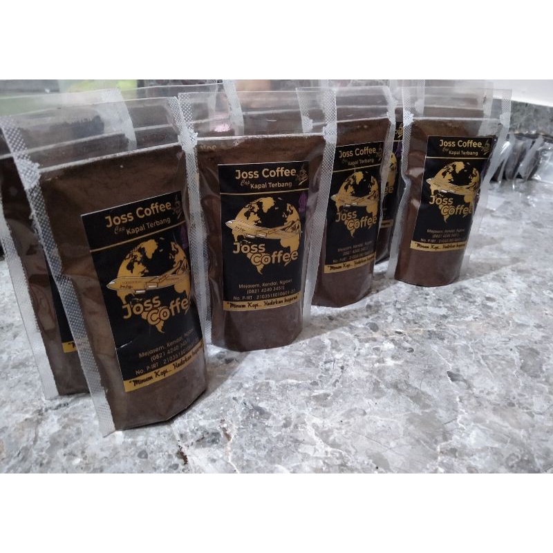 

JOSS COFFEE KOPI MURNI KEMASAN 100 G MURAH MERIAH KUALITAS PREMIUM 100 %KOPI MURNI
