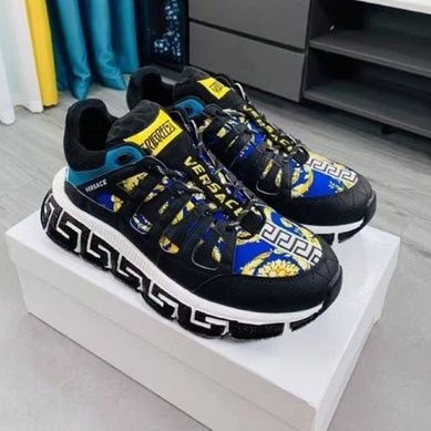 sepatu pria sneaker vers4ce mirror quality shoes men cowok kets run away New branded P1SHOES