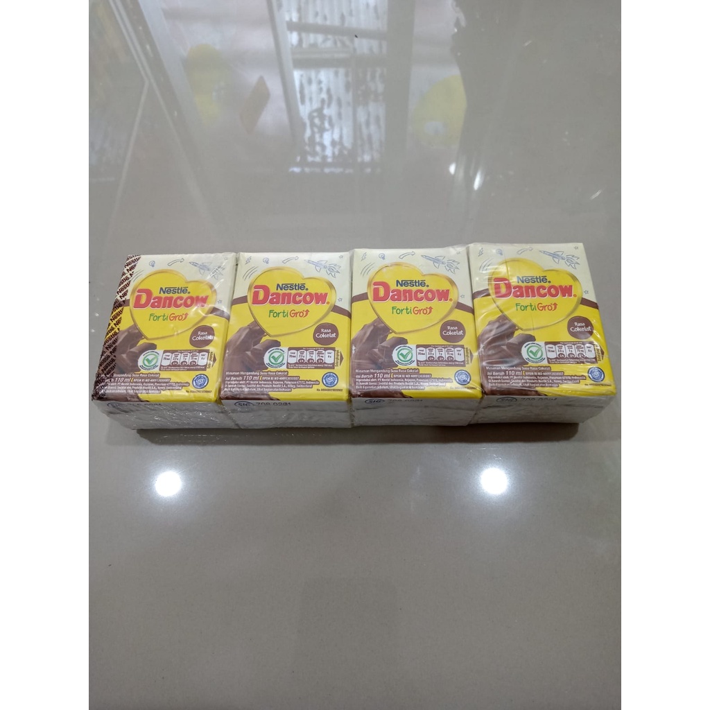 

Dancow Fortigro Cokelat UHT 4 x 110 ml