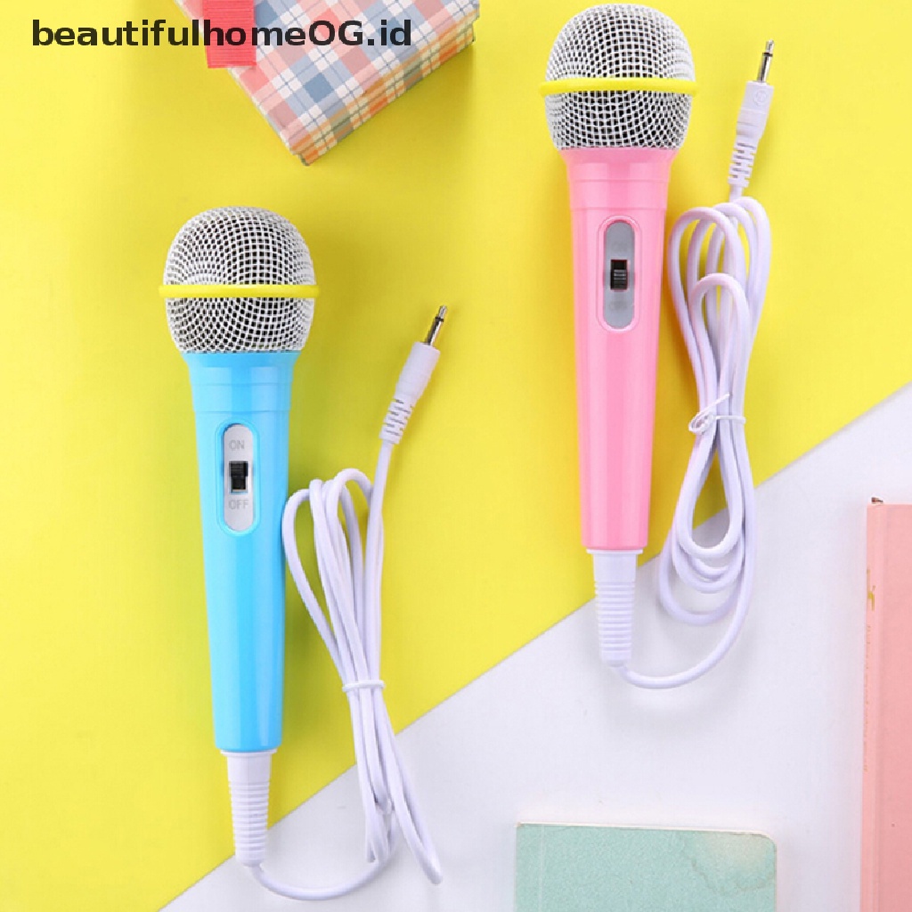 / Beautifulhomeog.id / 1pc Mainan Mesin Video Cerita + Musik + Microphone Untuk Anak Laki-Laki / Perempuan