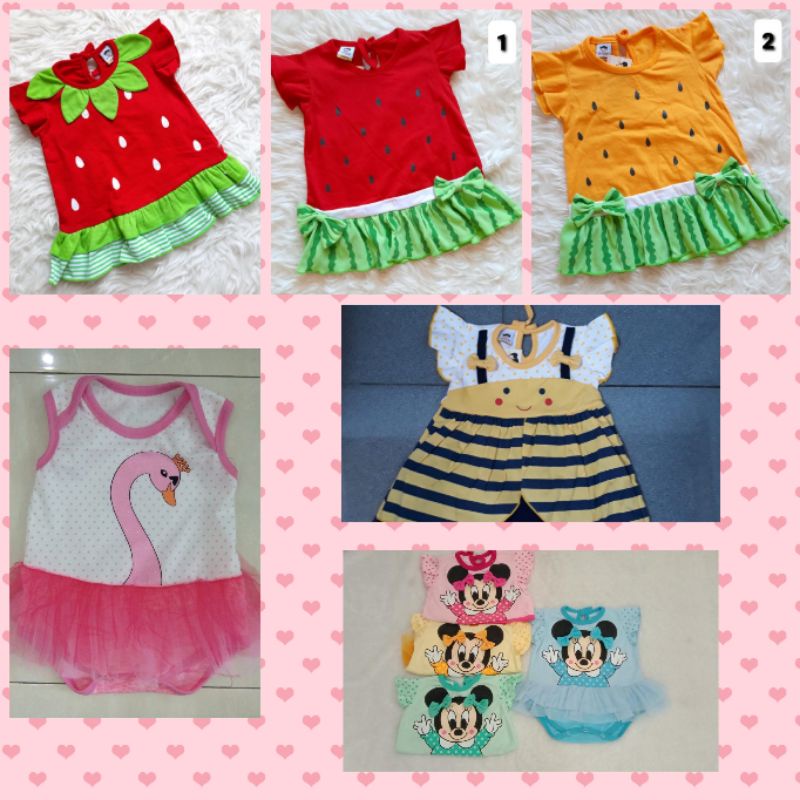 Rok baby strawberry/semangka/angsa 3-12month