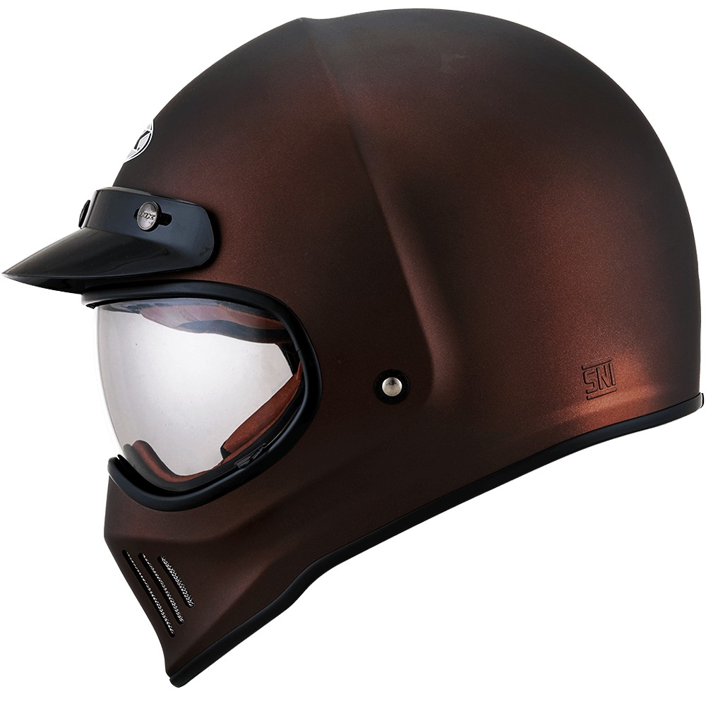 HELM INK TROOPER SOLID - MATT DARK BROWN