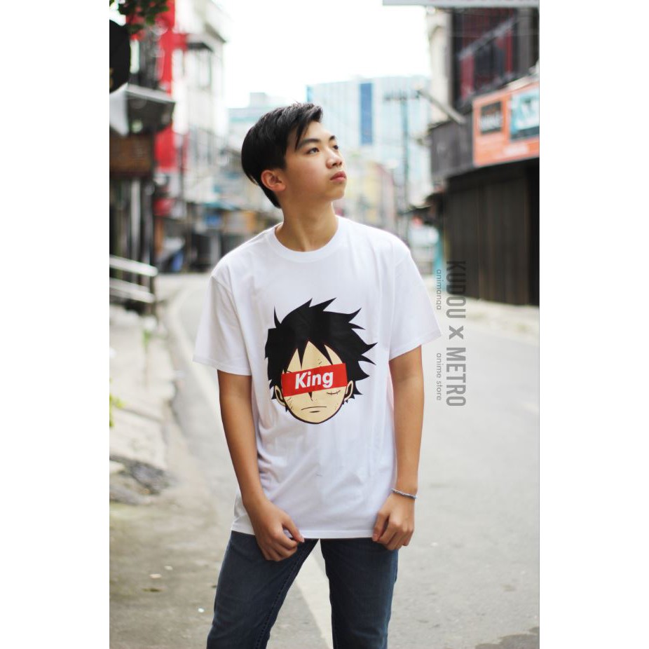 Tshirt Luffy KING Box White Onepiece