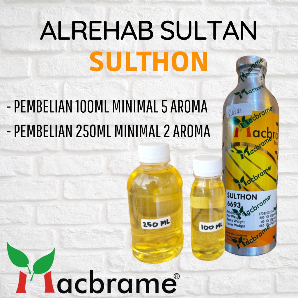 BIBIT PARFUM SULTAN 250ML MACBRAME SULTHON