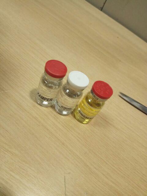 Essen Diva Terlaris 3 Botol Gingseng Kamper Almond 10ml