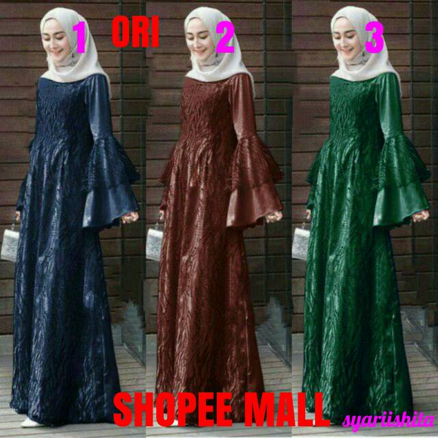Gamis muslim - gamis brukat gamis syari tile
