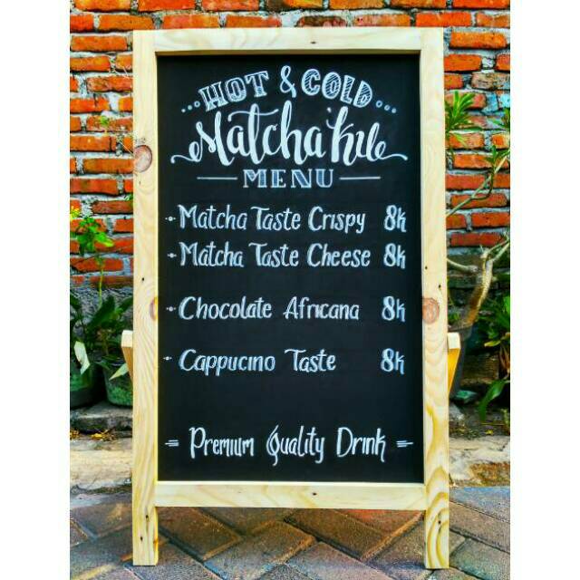 Desain Papan Menu Cafe