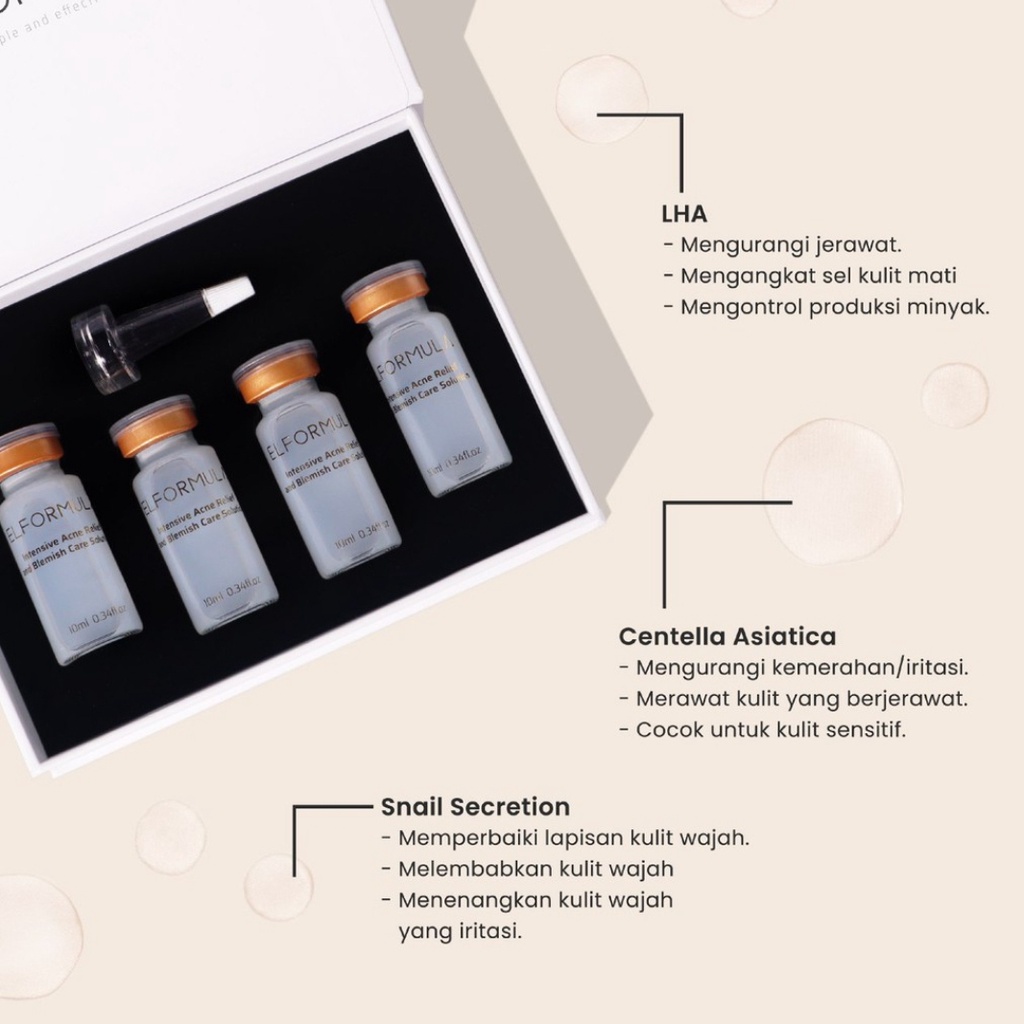 ELFORMULA INTENSIVE BRIGHTENING &amp; DARK SPOT CORRECTION SOLUTION  - ACNE RELIEF AND BLEMISH SOLUTION