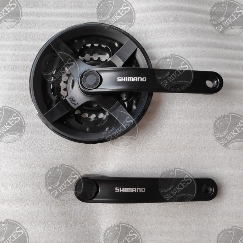 Crank Crankset 3 SPEED (42-34-24T) SHIMANO TOURNEY AFC-TY301