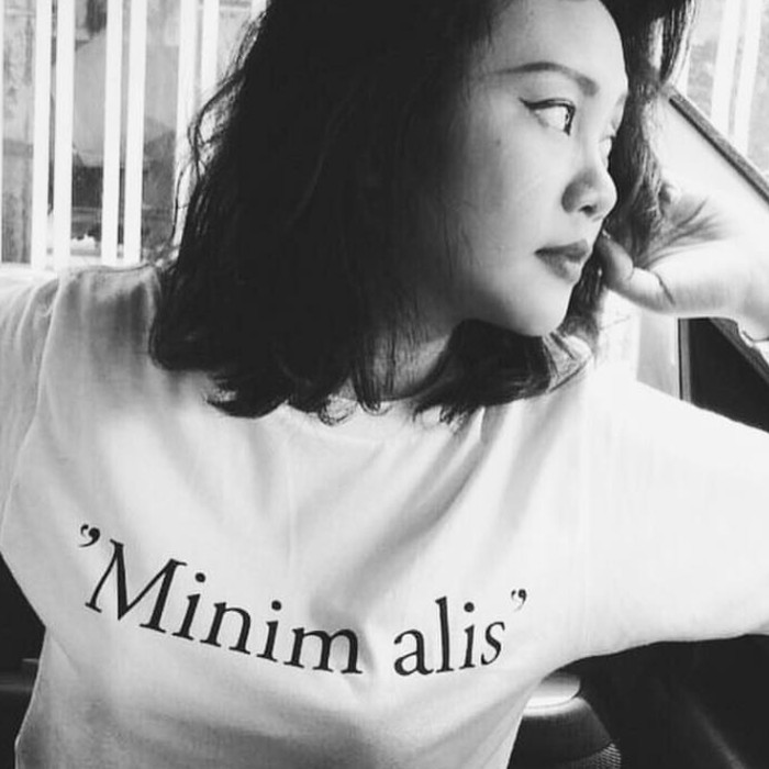 Hkstore- Kaos Atasan || kaos Distro || kaos Tumblr Tee 'Minim Alis'