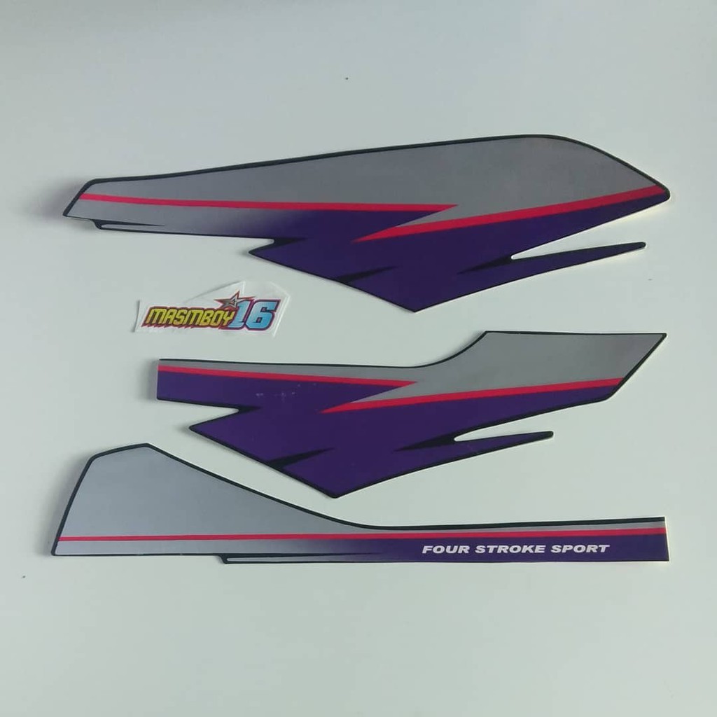 Striping honda GL PRO GL MAX 95 1995 ungu silver