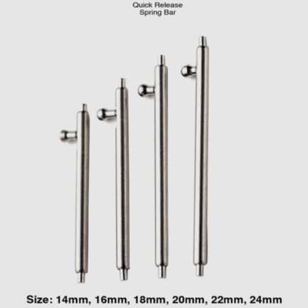 Pengait Jam Pen Jarum / Pengait Tali Jam Tangan Springbar Ukuran 12mm 14mm 16mm 18mm 20mm 22mm 24mm