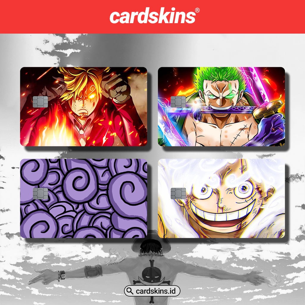 ONE PIECE LUFFY SANJI ZORO SPECIAL HOLOGRAM | GARSKIN / STICKER KARTU ATM / SKIN KARTU ATM / DEBIT / CREDIT / EMONEY / FLAZZ | CARDSKINS