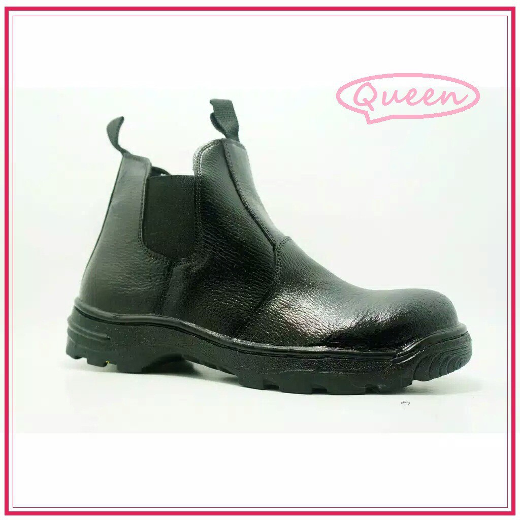 PAS DAN NYAMAN DIPAKE/ Sepatu safety booth tali king Arthur kulit asli home industri Cibaduyut