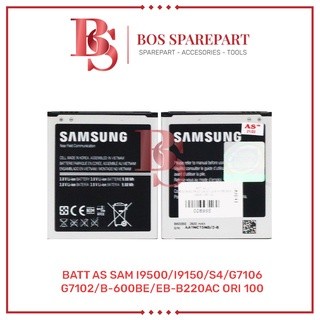 BATTERY AS SAMSUNG I9500 / I9150 / S4 / G7106 / G7102 / B-600BE / EB-B220AC ORI 100 / BATERAI / BATRE