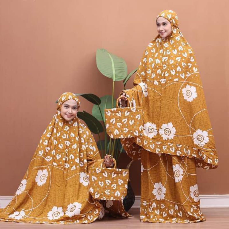 mukena batik cap terbaru 2022. pakaian muslim.mukena kekinian