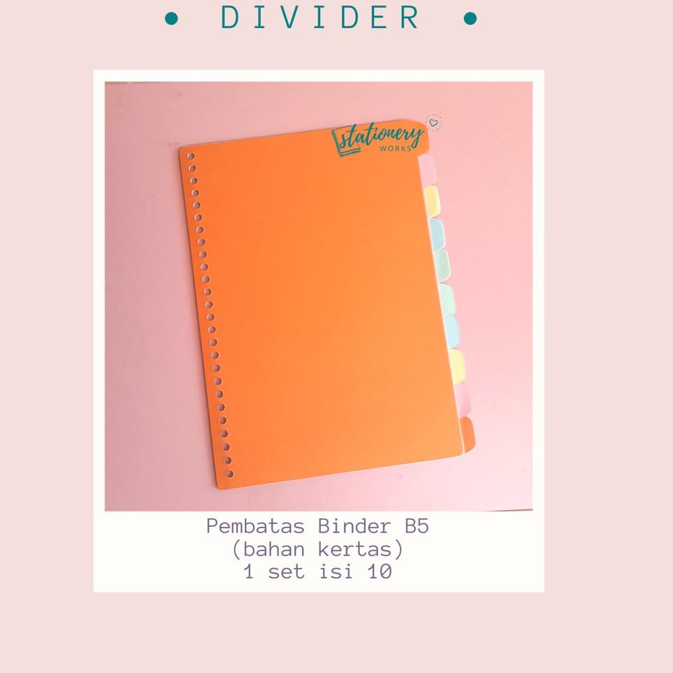 

Stock banyak Binder Divider - Loose leaf divider A5 B5 - Pembatas binder - Pastel rainbow untuk jurnal planner 7P40 ➧