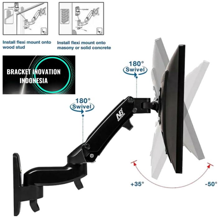 Bracket/Braket/Breket Monitor/TV 15 17 19 20 22 24 27&quot; Max 30&quot;