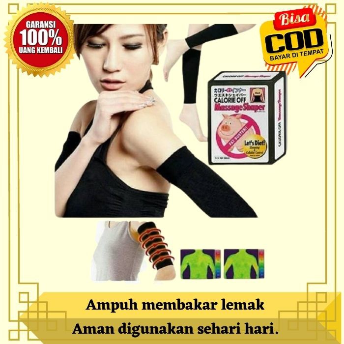 Calorie Off Arm ORIGINAL Korset Manset mangset lengan betis pengecil mengecilkan lemak lengan betis 