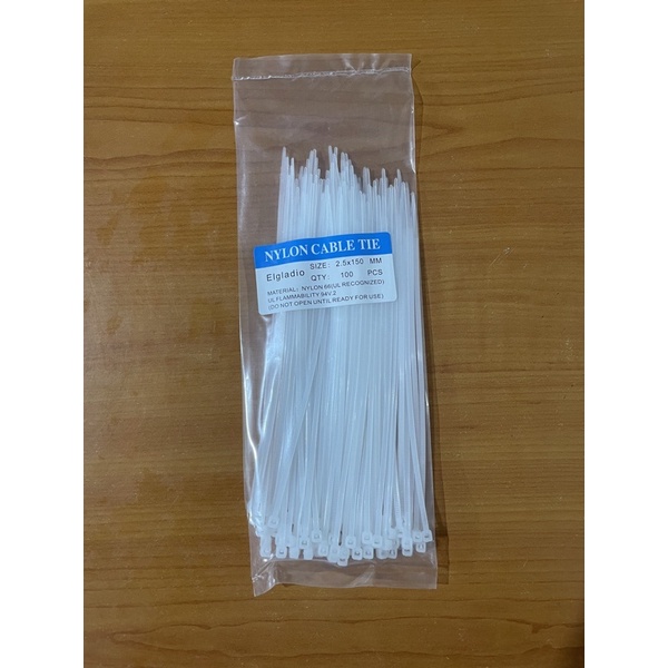 

Cable Tie Nylon 100 pcs 2,5 x 150 mm