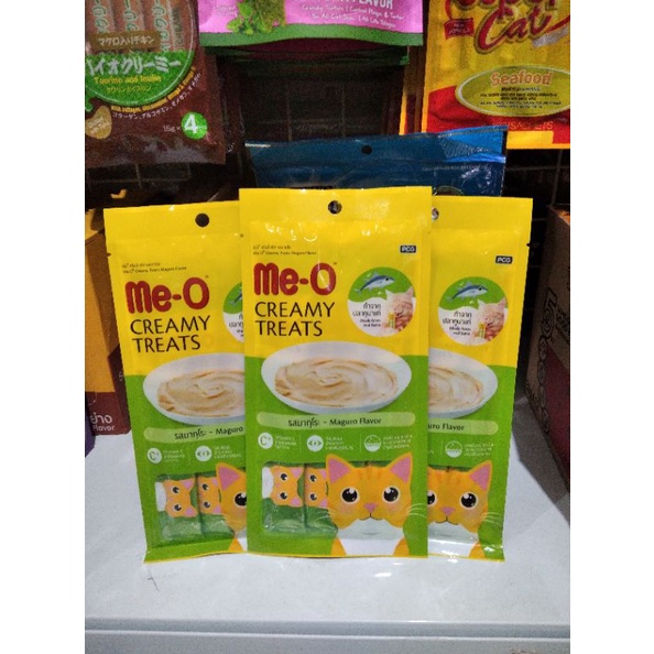 Meo Liquid Snack kucing isi 4pcs(Maguro)