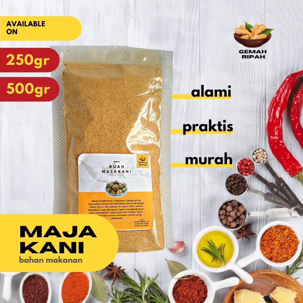 

Buah Majakani Bubuk 250gram 500gram 1kg Manjakani Daya Asli Premium Majakani Dayak Original Murni Obat Herbal Jamu Kesehatan Jamu Alami Dried Fruit Powder Grade A