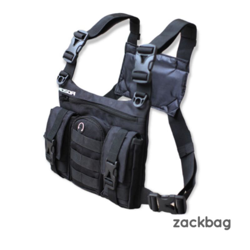 Tas dada pria Premium tactical Chest bag rig new Neisda