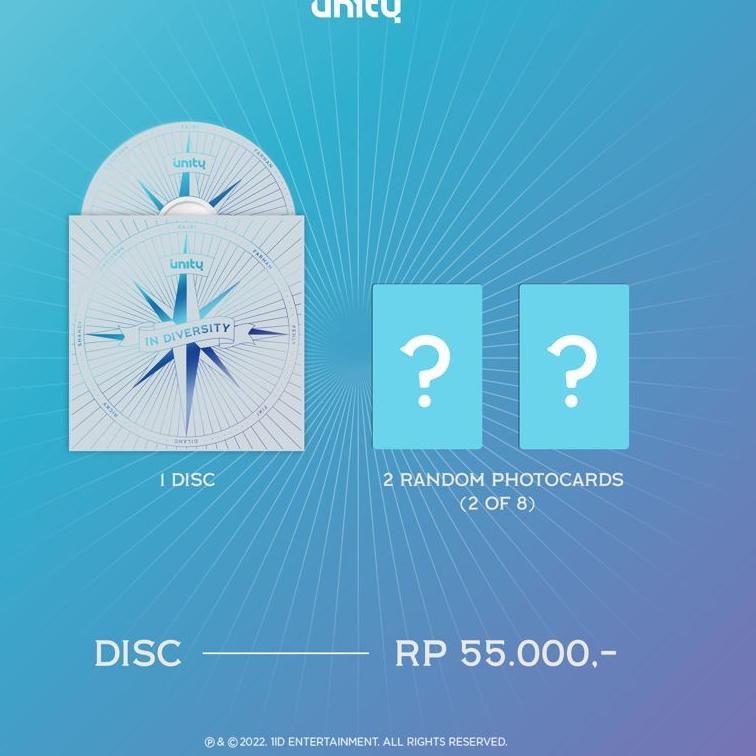 Ready Sekarang “IN DIVERSITY” DISC - UN1TY 1st Physical Album