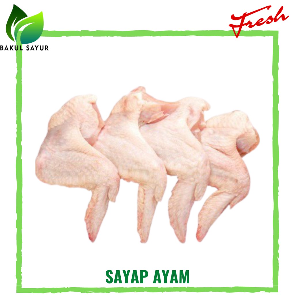 

SAYAP AYAM / CHICKEN WINGS BESAR SEGAR 500 GRAM - AYAM SEGAR JAKARTA TIMUR