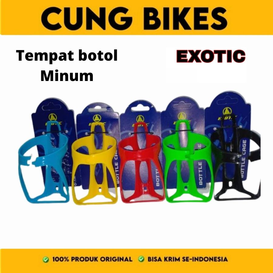 Dudukan botol minum sepeda Exotic Bottle Cage