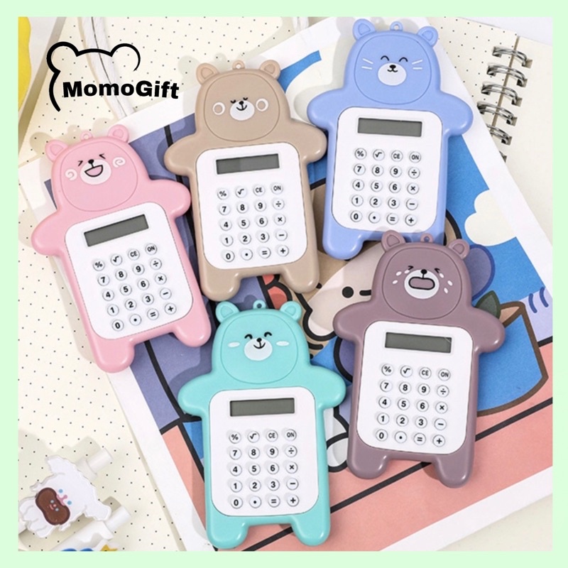 

Kalkulator Mini Lucu 8 Digit Mini Portable Motif Beruang AT33