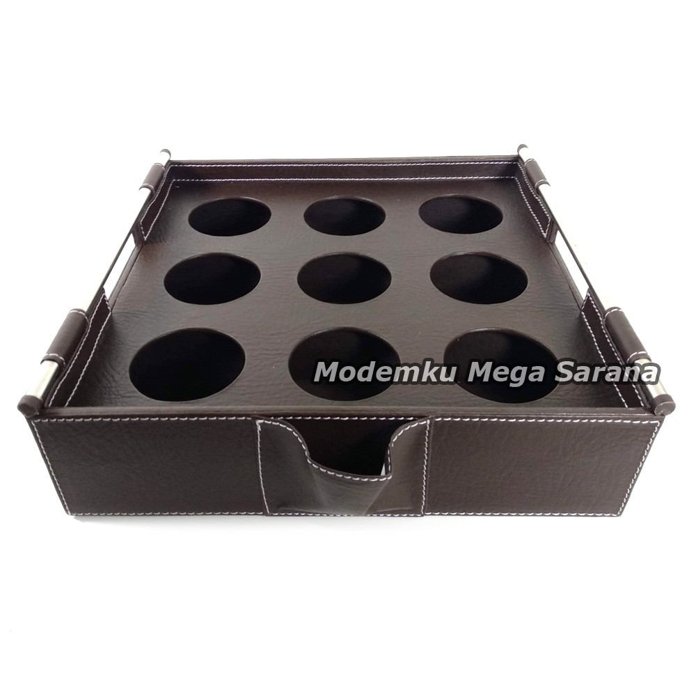 Tempat Tatakan Air Mineral Botol 600ml Vinyl - 9 Lubang