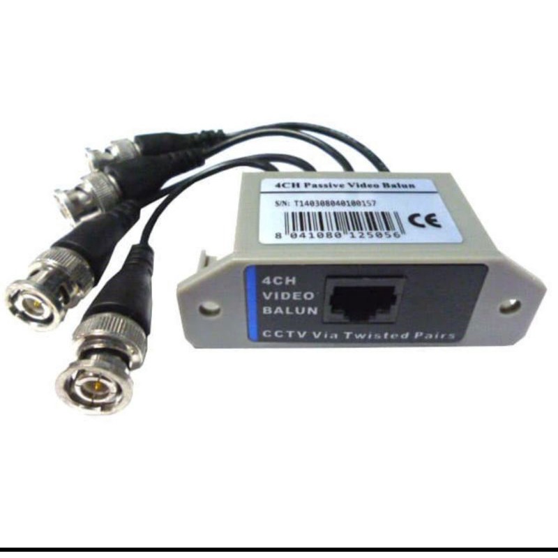 Video balun 4ch video balun 4 Channel original Taiwan hybrid 4 camera 4in1 support 5mp 5