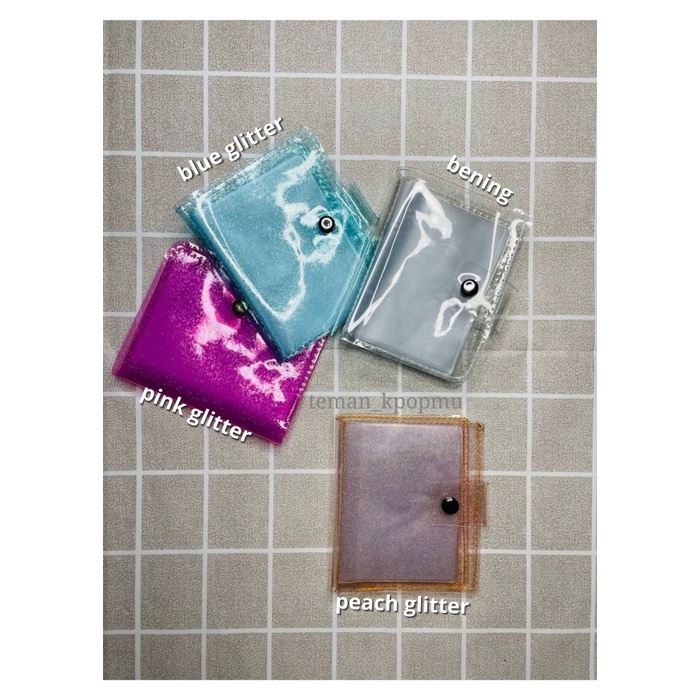 

Wow Dompet Transparan Kartu Nama Dompet Uang Lipat Kpop Dompet Kartu Jelly Promo