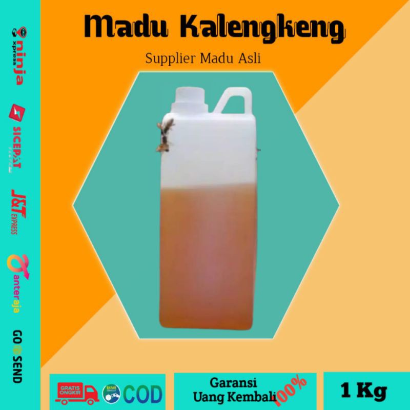 

(COD) Madu Murni Asli 1kg Nektar Bunga Hutan Kalengkeng 100% Raw Honey Pure Premium Nature Alami