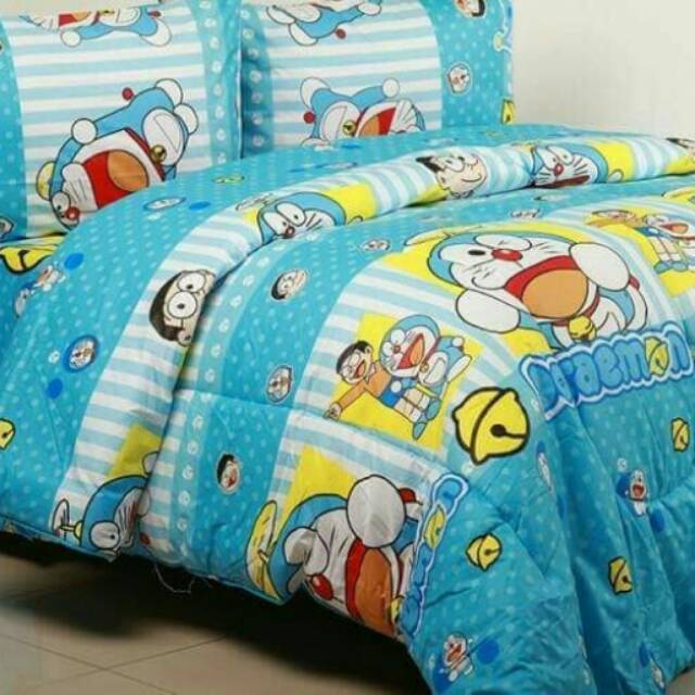 SARUNG BANTAL & GULING LEMBUT *DORAEMON*