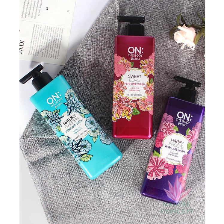 LG ON THE BODY Long Lasting Perfume Body Wash asli KOREA Sabun Cair