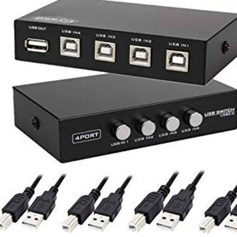 usb switch printer 4port
