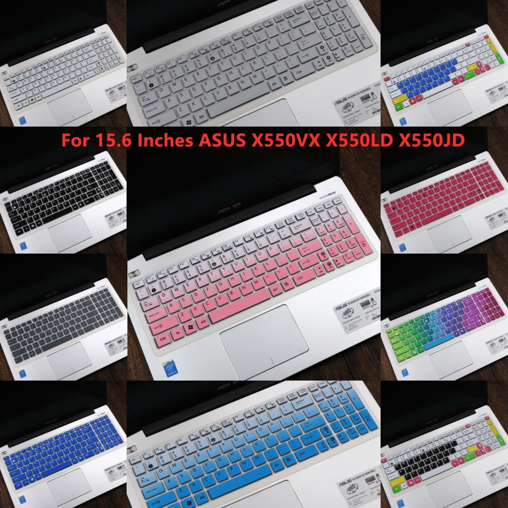 Cover Pelindung Keyboard Bahan Silikon Lembut Ultra Tipis Untuk Asus X550Vx X550Ld X550Jd 15.6 Inch