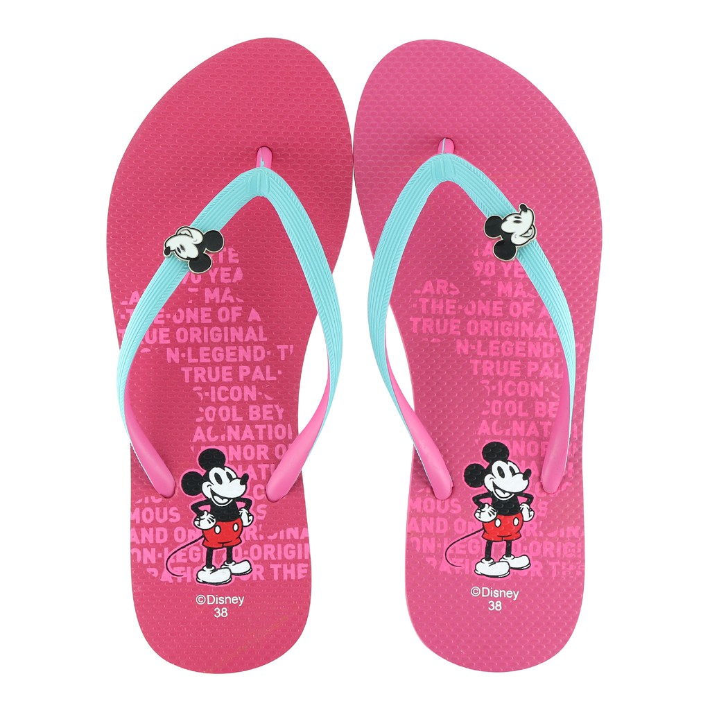 Sandal jepit wanita Ando Disney Mickey MKMS 48 Merah muda