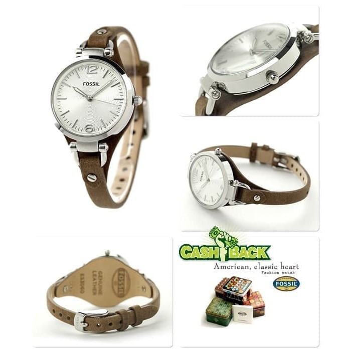 Jam Tangan Wanita Merk Fossil ES 2320 Original Free Jne Yes